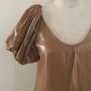 Vertigo Metallic Cocktail Dress Size S